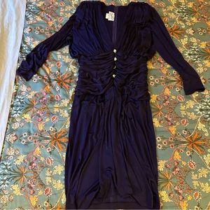 Gorgeous Vintage Dress w/Shoulder Pads